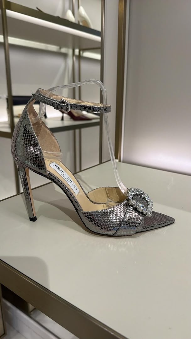 Jimmy Choo Snakeskin Heel